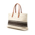 Horizontal Cabas Plein Soleil Tote Canvas with Leather