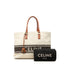 Horizontal Cabas Plein Soleil Tote Canvas with Leather