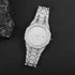 "King Frost" Iced Out Men’s Gold Watch and Miami Cuban Bracelet Luxury Bundle