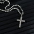 2-Piece Iced Out Bundle: 14MM Cuban + Tennis Cross Chain