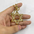 Iced Out Hexagram Star of David Necklace