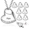 Heart Keepsake Urn Necklace