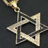 Iced Out Star of David Pendants Necklace