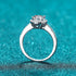2CT S925 Eternal Moissanite Promise Ring