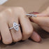 10K Solid Gold Selena Marquise Cut Moissanite Engagement Ring Set