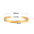 Twisted Unisize Men's Minimalist Bangle