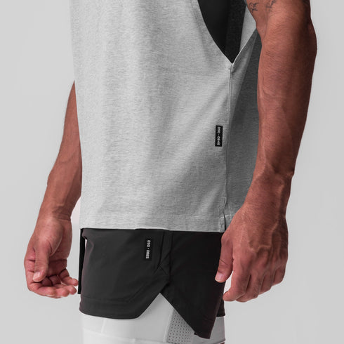 0845. Tech Essential™ Rocker Cutoff - Heather Grey