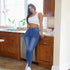 Women's High-Waist Denim Pants