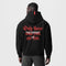 0874. Tech-Terry™ Zip Pocket Hoodie - Black "Risk Protocol"