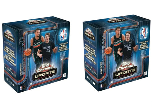 2025-26 Topps Chrome Updates Basketball Mega Box (With Seal) 2x Lot