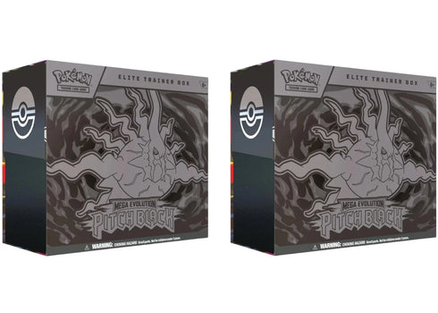 2026 Pokémon Mega Evolution Pitch Black Elite Trainer Box 2x Lot