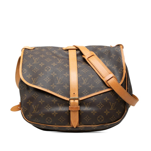 Saumur Handbag Monogram Canvas 35