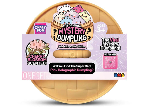Squishy Bun The Original Mystery Dumpling Pink Holographic Edition Blind Box