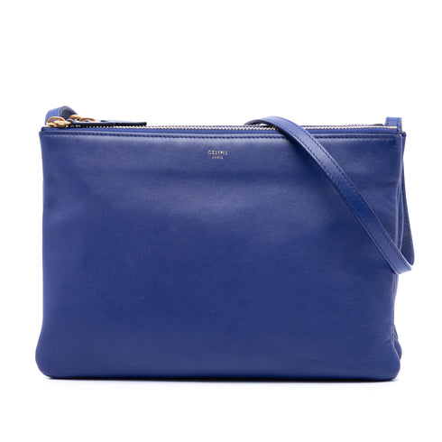 Trio Crossbody Bag Leather Large