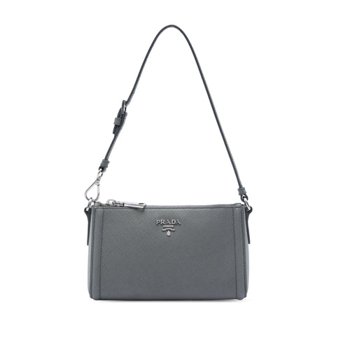 Re-Edition Zip Messenger Bag Saffiano Leather Small