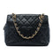 Petite Timeless Tote Quilted Caviar