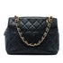 Petite Timeless Tote Quilted Caviar