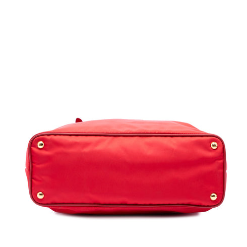 Belted Tote Tessuto and Leather Medium