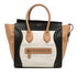 Tricolor Luggage Bag Leather Mini