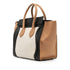 Tricolor Luggage Bag Leather Mini