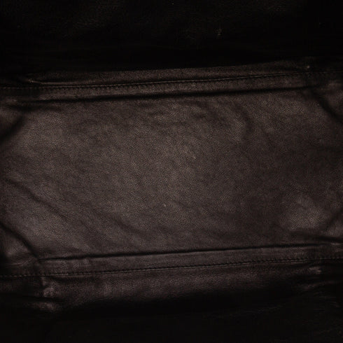 Tricolor Luggage Bag Leather Mini