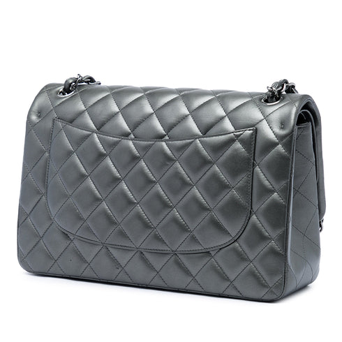 Classic Double Flap Bag Quilted Lambskin Jumbo