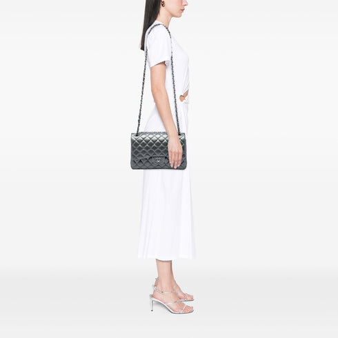 Classic Double Flap Bag Quilted Lambskin Jumbo