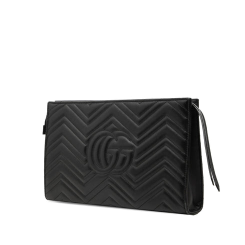 GG Marmont Clutch Matelasse Leather