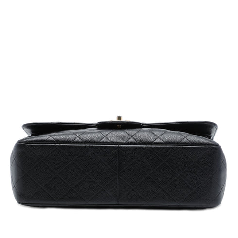 Classic Double Flap Bag Quilted Caviar Jumbo