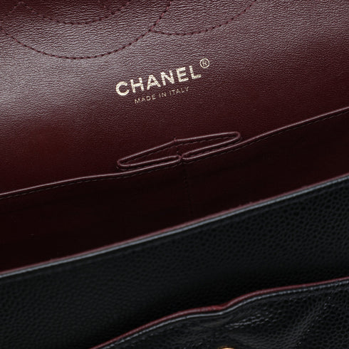 Classic Double Flap Bag Quilted Caviar Jumbo