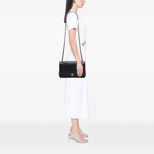 Classic Double Flap Bag Quilted Caviar Jumbo
