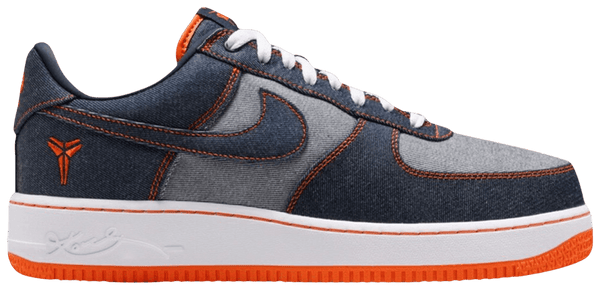 Nike Air Force 1 Low Protro Kobe Bryant Denim Obsidian Safety Orange
