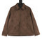 Louis Vuitton Suede Jacket with Large Floral Embroidery