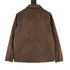 Louis Vuitton Suede Jacket with Large Floral Embroidery