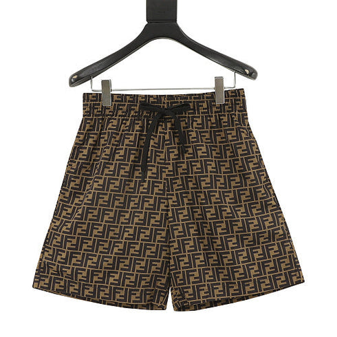 Fendi Double-F Monogram Print Shorts