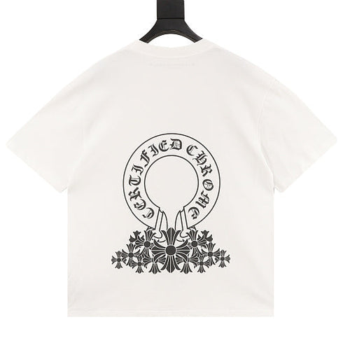 Chrome Hearts Horseshoe & Multiple Crosses T-Shirt