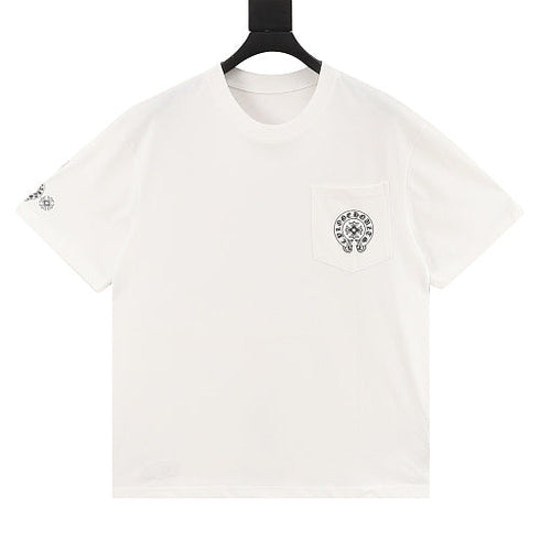 Chrome Hearts Multicolor Cross Print Short-Sleeve T-Shirt