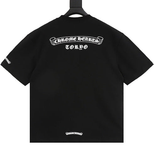 Chrome Hearts Multicolor Cross Print Short-Sleeve T-Shirt