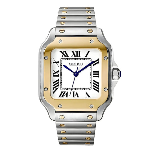SEIKO MOD SANTOS | GOLD/STEEL