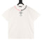 Chrome Hearts Color-block Gothic Script Cross Necklace T-Shirt
