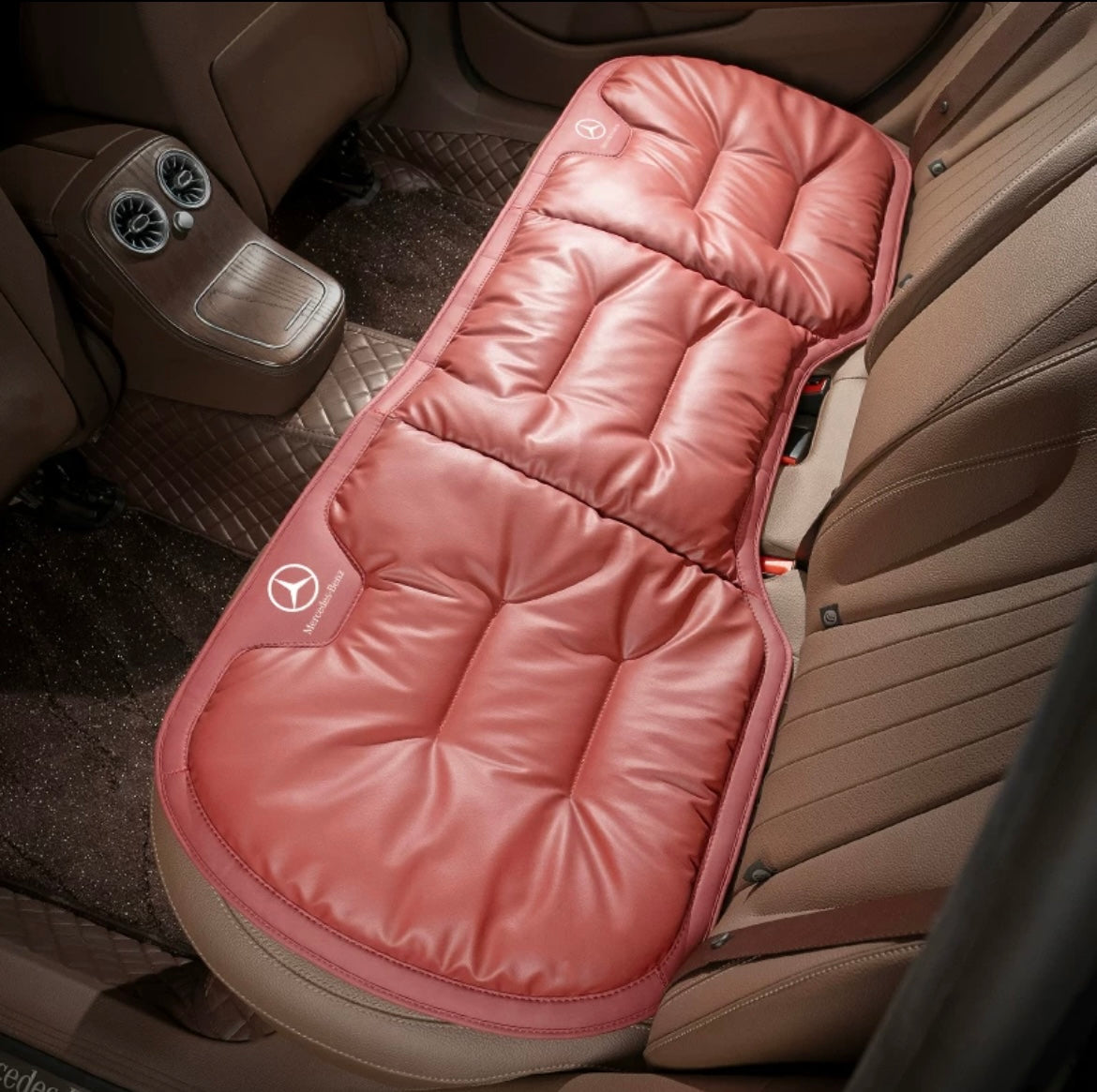 Personalized cushion for the back seat