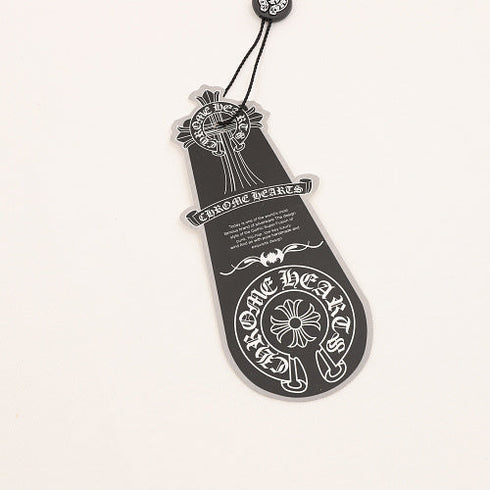 Chrome Hearts Color-block Gothic Script Cross Necklace T-Shirt