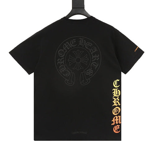Chrome Hearts Yellow Sanskrit Print T-Shirt