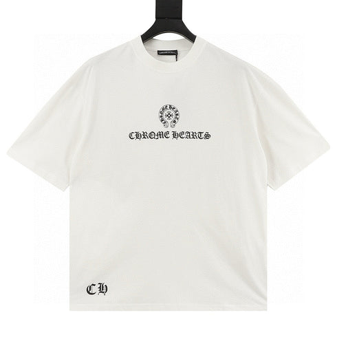 Chrome Hearts Sanskrit Horseshoe Print T-Shirt