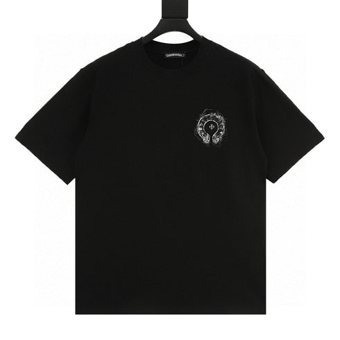Chrome Hearts Front & Back Horseshoe T-Shirt