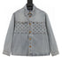 Louis Vuitton Monogram Denim Patchwork Long-Sleeve Jacket