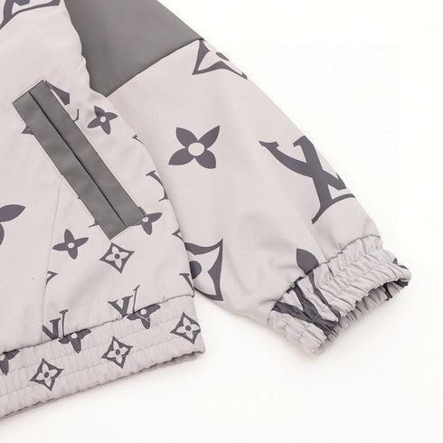 Louis Vuitton Monogram Patchwork Full-Print Trench Coat-Style Zip Jacket