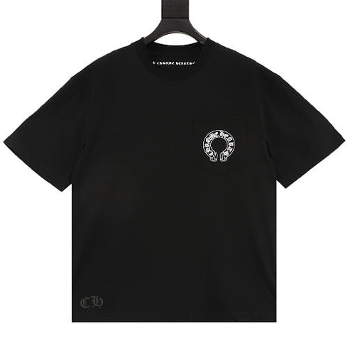 Chrome Hearts T-Shirt with 3D Sanskrit Script on the Back
