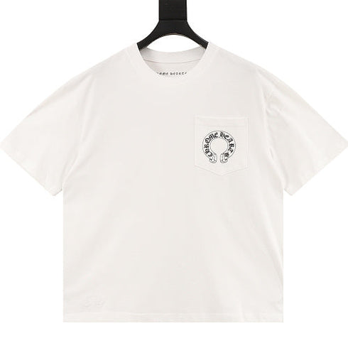 Chrome Hearts T-Shirt with 3D Sanskrit Script on the Back