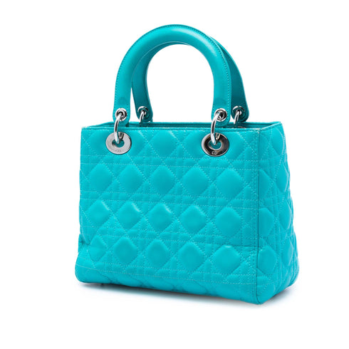 Lady Dior Bag Cannage Quilt Lambskin Medium